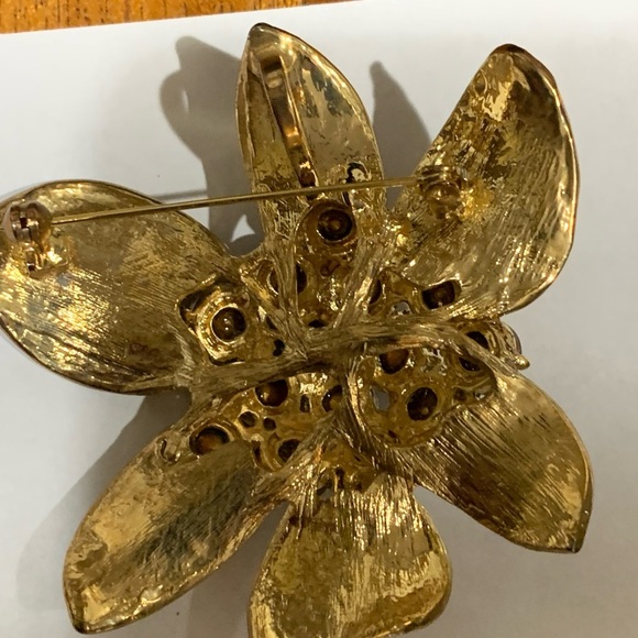 Stunning purple glass stones vintage 1940's pin/pendant amazingly only one owner - Picture 8 of 16